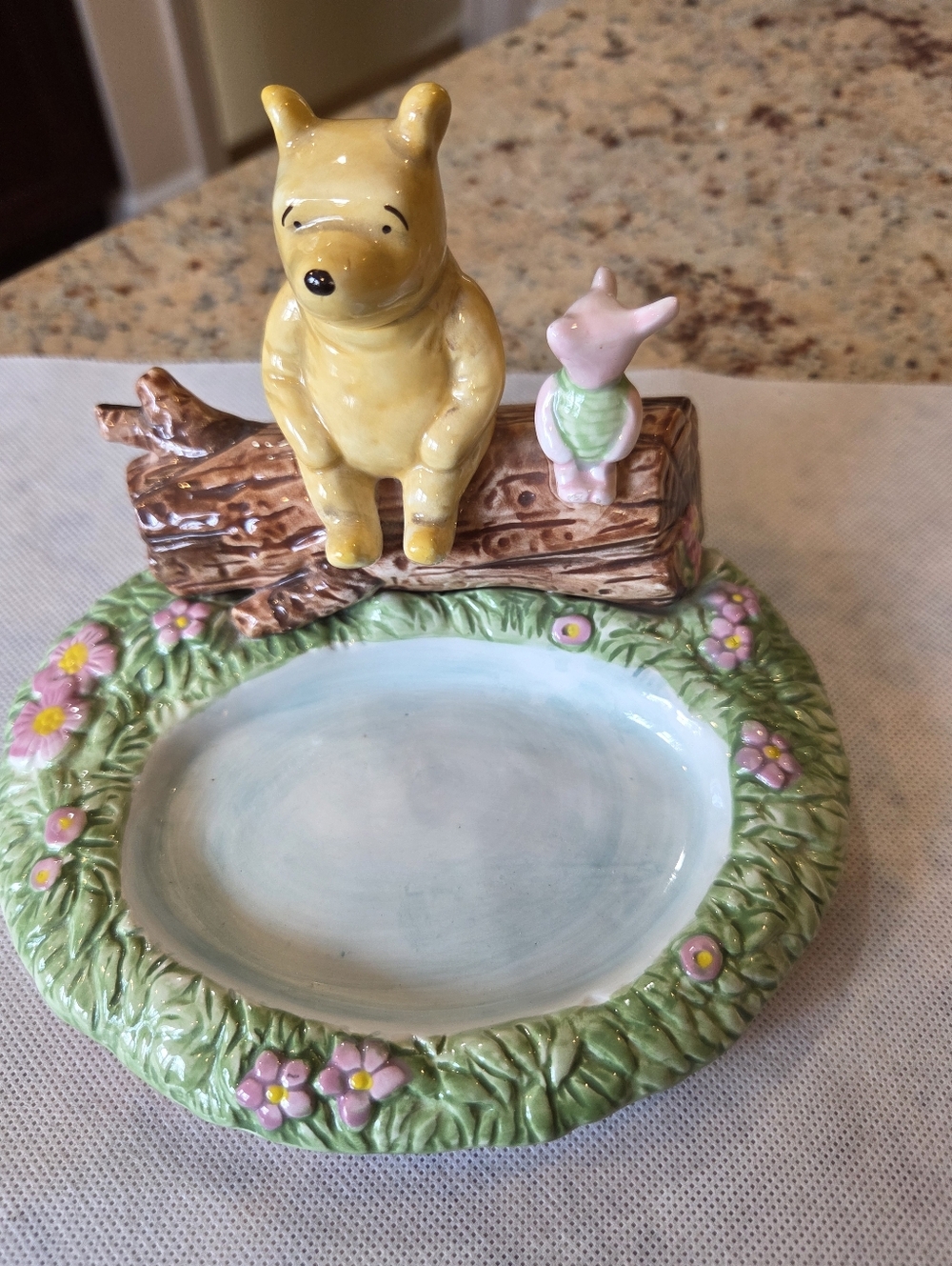 Disney Winnie the Pooh Trinket Dish with Piglet